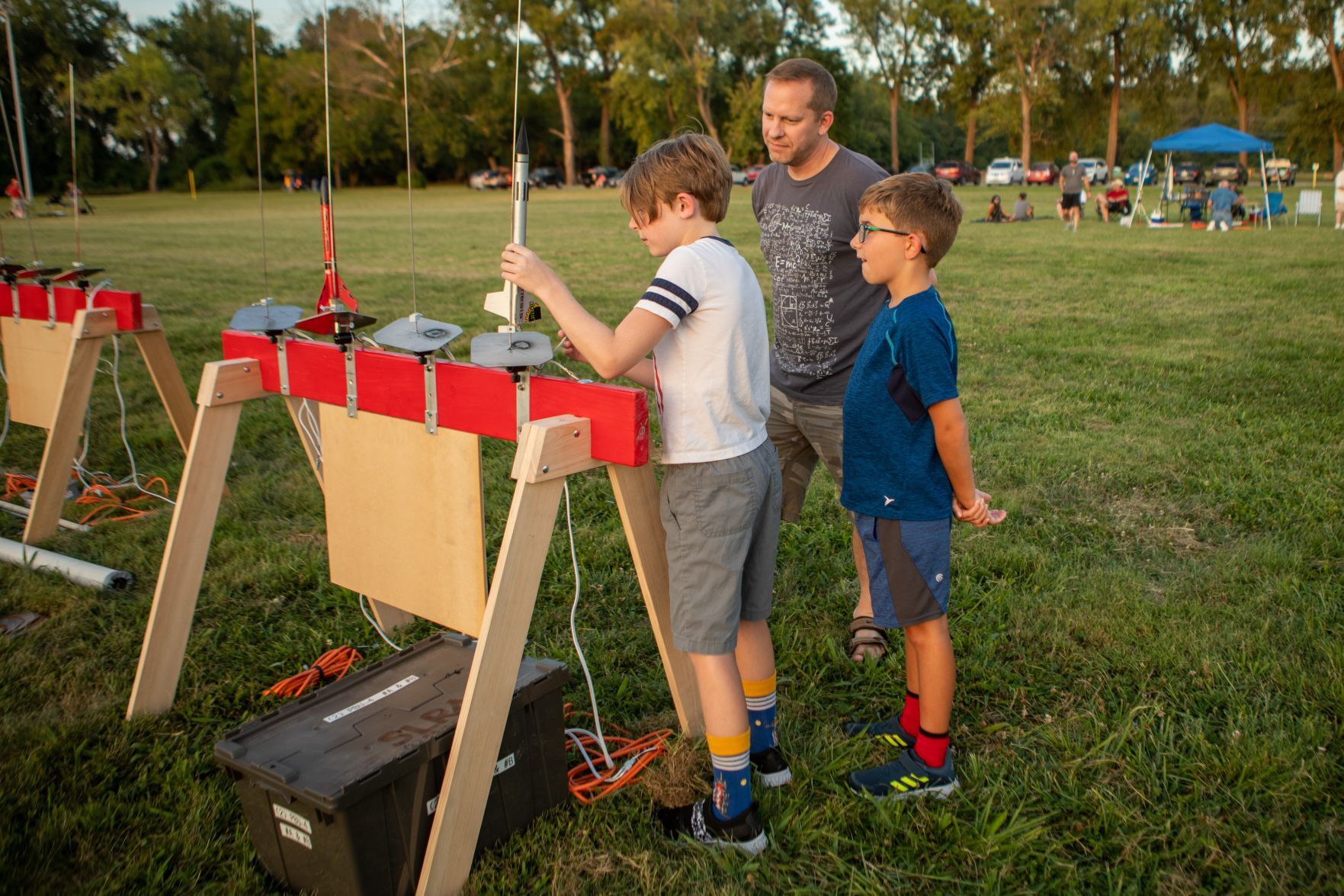 St. Louis Rocketry Association first night launch